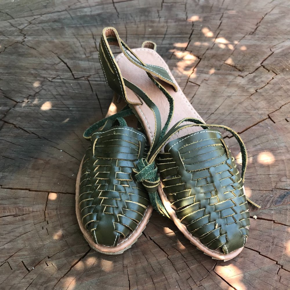 Huarache Mexican Sandals Lace Up For Women
